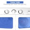 Giantex Portable Washing Machine Review: Compact 20lbs Twin Tub Efficiency Unleashed Giantex Portable Washing Machine Review: Compact 20lbs Twin Tub Efficiency Unleashed