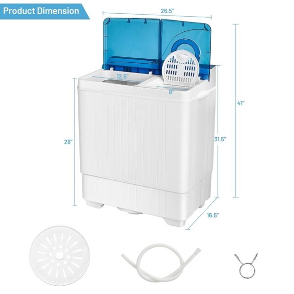 Giantex Portable Washing Machine Review Unveils Efficiency for Small Spaces Giantex Portable Washing Machine Review Unveils Efficiency for Small Spaces