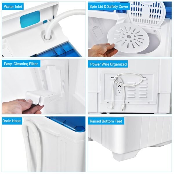 Giantex Portable Washing Machine Review Unveils Efficiency for Small Spaces Giantex Portable Washing Machine Review Unveils Efficiency for Small Spaces