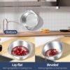 GIUOIDUO Stainless Steel Rice Washer Review Versatile 4-in-1 Kitchen Strainer Bowl GIUOIDUO Stainless Steel Rice Washer Review Versatile 4-in-1 Kitchen Strainer Bowl