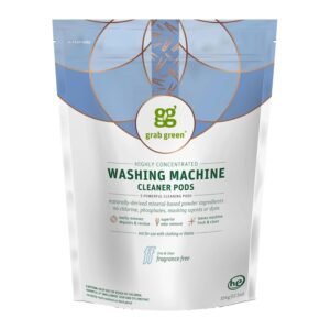 Grab Green Washing Machine Cleaner, 5 Count, Fragrance Free, Mineral Based Removes Deposits and Odors, Naturally Cleans Grab Green Washing Machine Cleaner, 5 Count, Fragrance Free, Mineral Based Removes Deposits and Odors, Naturally Cleans