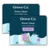 Grove Co. Laundry Detergent Sheets, Power Clean Dissolving Washer Sheets (2 Pack - 64 Loads) Tough Stain Remover, 100% Natural Lavender Blossom & Thyme Fragrance Grove Co. Laundry Detergent Sheets, Power Clean Dissolving Washer Sheets (2 Pack - 64 Loads) Tough Stain Remover, 100% Natural Lavender Blossom & Thyme Fragrance