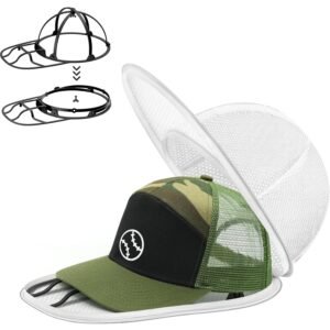 Hat Washer Cage, Collapsible Baseball Cap Washing Cage - Hat Holder for Washing Machine & Dishwasher – Ball Cap Cleaner, Shaper & Protector Form Mold with Rack for Laundry Hat Washer Cage, Collapsible Baseball Cap Washing Cage - Hat Holder for Washing Machine & Dishwasher – Ball Cap Cleaner, Shaper & Protector Form Mold with Rack for Laundry