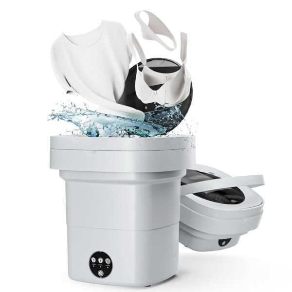 iJoy Portable Washing Machine Large Capacity Mini Portable Washing Machine for Dorms, Apartments and Hotels - Deep Cleaning Small Washing Machine for Underwear and Small... iJoy Portable Washing Machine Large Capacity Mini Portable Washing Machine for Dorms, Apartments and Hotels - Deep Cleaning Small Washing Machine for Underwear and Small...