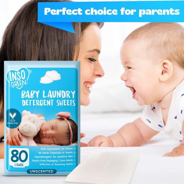 InsoGreen Baby Laundry Detergent Sheets Review Gentle and Effective for Sensitive Skin InsoGreen Baby Laundry Detergent Sheets Review Gentle and Effective for Sensitive Skin