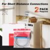 KEOKLE Stainless Steel Washing Machine Hoses Review Durable 8FT Hot Cold Water Supply KEOKLE Stainless Steel Washing Machine Hoses Review Durable 8FT Hot Cold Water Supply