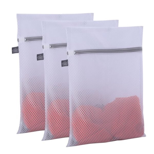 Kimmama Small Laundry Bags Mesh Wash Bag, Lingerie Bags for Washing Delicates, Net Washer Sack with Zipper, Dryer Pouch for Cleaning and Drying Cloths, Garment, Sweater, Bra,... Kimmama Small Laundry Bags Mesh Wash Bag, Lingerie Bags for Washing Delicates, Net Washer Sack with Zipper, Dryer Pouch for Cleaning and Drying Cloths, Garment, Sweater, Bra,...