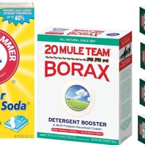 Laundry Soap Kit - Fels Naptha 4 bars, 20 Mule Team Borax Natural Laundry Booster, & Arm & Hammer Super Washing Soda Laundry Soap Kit - Fels Naptha 4 bars, 20 Mule Team Borax Natural Laundry Booster, & Arm & Hammer Super Washing Soda