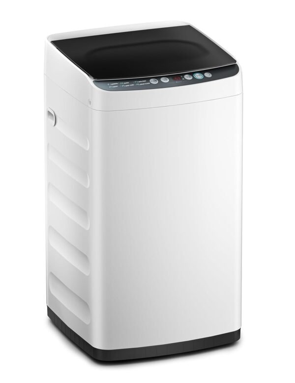 Midea MLTW09M1BWW Portable Washer with 6 Cycles, Drum Clean, Quick, Stainless Steel Tub, Transparent Lid, LED Display Washing Machine, 0.9 cu. ft, White Midea MLTW09M1BWW Portable Washer with 6 Cycles, Drum Clean, Quick, Stainless Steel Tub, Transparent Lid, LED Display Washing Machine, 0.9 cu. ft, White