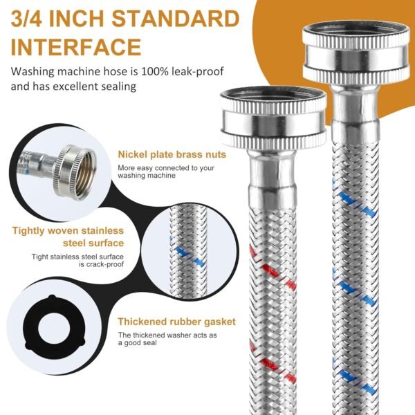 MIFLUS 15 FT Washing Machine Hose Review Durable Stainless Steel Water Supply Comparison MIFLUS 15 FT Washing Machine Hose Review Durable Stainless Steel Water Supply Comparison