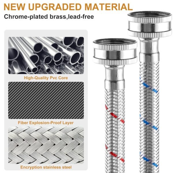 MIFLUS 15 FT Washing Machine Hose Review Durable Stainless Steel Water Supply Comparison MIFLUS 15 FT Washing Machine Hose Review Durable Stainless Steel Water Supply Comparison
