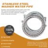 MIFLUS 15 FT Washing Machine Hose Review Durable Stainless Steel Water Supply Comparison MIFLUS 15 FT Washing Machine Hose Review Durable Stainless Steel Water Supply Comparison