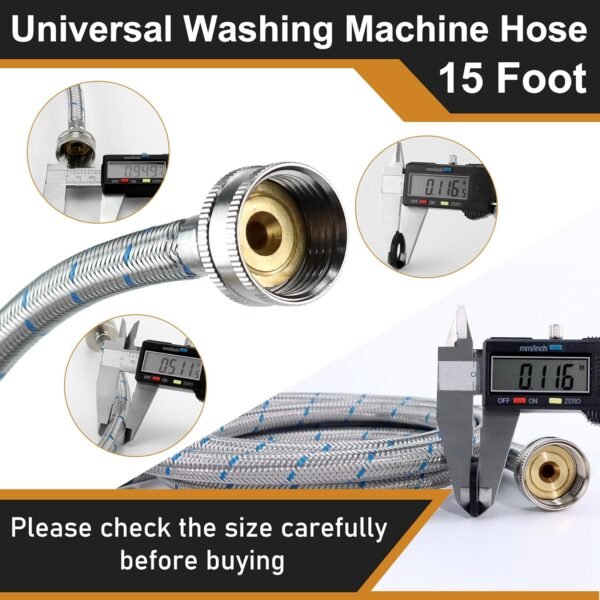 MIFLUS 15 FT Washing Machine Hose Review Durable Stainless Steel Water Supply Comparison MIFLUS 15 FT Washing Machine Hose Review Durable Stainless Steel Water Supply Comparison