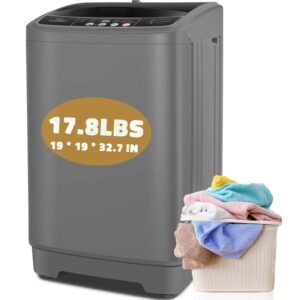 Nictemaw Portable Washing Machine, 17.8Lbs Portable Washer Machine, 2.4Cu.ft Compact Laundry Washer and Dryer Combo with Drain Pump, 10 Wash Programs 8 Water Levels for... Nictemaw Portable Washing Machine, 17.8Lbs Portable Washer Machine, 2.4Cu.ft Compact Laundry Washer and Dryer Combo with Drain Pump, 10 Wash Programs 8 Water Levels for...
