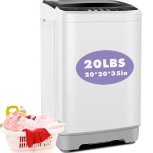 Nictemaw Portable Washing Machine 20Lbs Capacity 2.8 Cu.ft Portable Washer and Dryer Combo with 10 Programs and 8 Water Level Selections Compact Washer Machine for Apartments,... Nictemaw Portable Washing Machine 20Lbs Capacity 2.8 Cu.ft Portable Washer and Dryer Combo with 10 Programs and 8 Water Level Selections Compact Washer Machine for Apartments,...