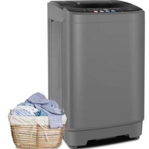 Nictemaw Portable Washing Machine, 20Lbs Capacity Full-Automatic Portable Washer, 2.8Cu.ft Washer and Dryer Combo with Drain Pump, LED Display, 10 Programs & 8 Water Levels for... Nictemaw Portable Washing Machine, 20Lbs Capacity Full-Automatic Portable Washer, 2.8Cu.ft Washer and Dryer Combo with Drain Pump, LED Display, 10 Programs & 8 Water Levels for...