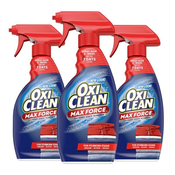OxiClean Max Force Laundry Stain Remover Spray, 12 Fl. Oz, 3-Pack OxiClean Max Force Laundry Stain Remover Spray, 12 Fl. Oz, 3-Pack