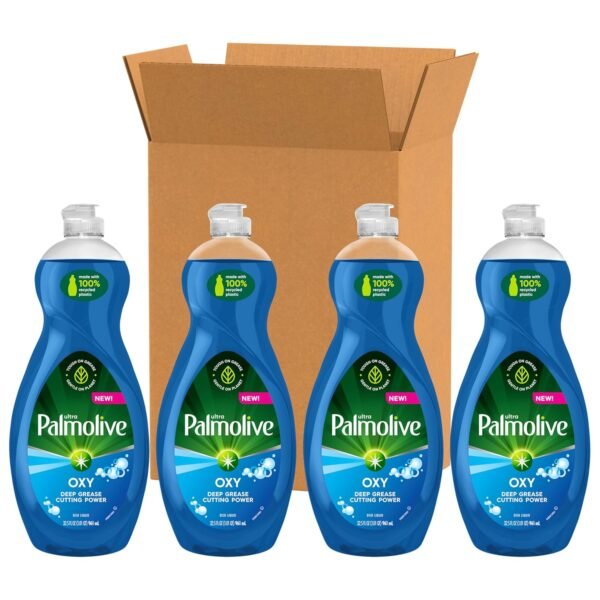 Palmolive Ultra Dishwashing Liquid Dish Soap, Oxy Power Degreaser - 32.5 Fl Oz (Pack of 4) Palmolive Ultra Dishwashing Liquid Dish Soap, Oxy Power Degreaser - 32.5 Fl Oz (Pack of 4)