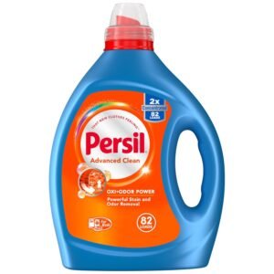 Persil Advanced Clean Oxi+Odor Power, Liquid Laundry Detergent, High Efficiency (HE), Deep Stain Removal, 2X Concentrated, 82.5 fl oz, 82 Loads Persil Advanced Clean Oxi+Odor Power, Liquid Laundry Detergent, High Efficiency (HE), Deep Stain Removal, 2X Concentrated, 82.5 fl oz, 82 Loads