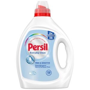 Persil Free & Sensitive Liquid Laundry Detergent, Unscented and Hypoallergenic for Sensitive Skin, 2X Concentrated, 82.5 fl oz, 110 Loads Persil Free & Sensitive Liquid Laundry Detergent, Unscented and Hypoallergenic for Sensitive Skin, 2X Concentrated, 82.5 fl oz, 110 Loads