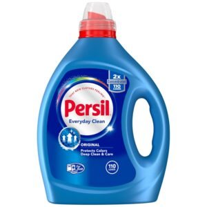 Persil Original Everyday Clean, Liquid Laundry Detergent, High Efficiency (HE), Deep Stain Removal, 2X Concentrated, 82.5 fl oz, 110 Loads Persil Original Everyday Clean, Liquid Laundry Detergent, High Efficiency (HE), Deep Stain Removal, 2X Concentrated, 82.5 fl oz, 110 Loads