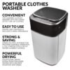 Portable Clothes Washer Review Farberware FCW10BSCWHA Convenience Meets Style in Laundry Solutions Portable Clothes Washer Review Farberware FCW10BSCWHA Convenience Meets Style in Laundry Solutions