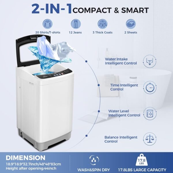 Portable Washer Review Nictemaw's 2.4 Cu.ft Compact Machine for Effortless Laundry Portable Washer Review Nictemaw's 2.4 Cu.ft Compact Machine for Effortless Laundry