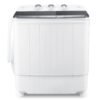 Portable Washing Machine 17.6Lbs Capacity Washer&Dryer Combo 2 In 1 Mini Compact Twin Tub Laundry Washer(11Lbs) & Spinner(6.6Lbs) with Gravity Drain Pump for Apartment,Dorms,RV... Portable Washing Machine 17.6Lbs Capacity Washer&Dryer Combo 2 In 1 Mini Compact Twin Tub Laundry Washer(11Lbs) & Spinner(6.6Lbs) with Gravity Drain Pump for Apartment,Dorms,RV...