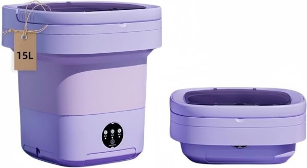 Portable Washing Machine, Mini Washer,15L Upgraded Large Capacity Foldable Washer.Deep Cleaning of Underwear, Baby Clothes and Other Small Clothes.Suitable for Apartments,... Portable Washing Machine, Mini Washer,15L Upgraded Large Capacity Foldable Washer.Deep Cleaning of Underwear, Baby Clothes and Other Small Clothes.Suitable for Apartments,...