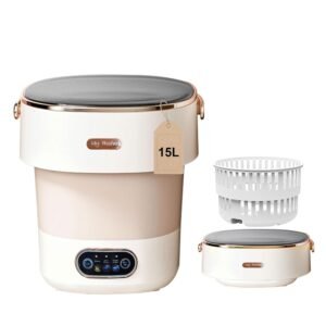 Portable Washing Machine,Mini Washer 15L Upgraded With Spin Basket,Small Clothes Folding Washing Machine Of Underwear, Baby And Small Clothes,Suitable For Home Apartments... Portable Washing Machine,Mini Washer 15L Upgraded With Spin Basket,Small Clothes Folding Washing Machine Of Underwear, Baby And Small Clothes,Suitable For Home Apartments...