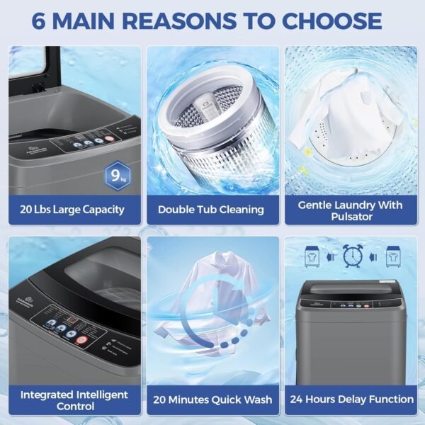 Portable Washing Machine Review for Nictemaw's Space-Saving 20 lbs Capacity Model Portable Washing Machine Review for Nictemaw's Space-Saving 20 lbs Capacity Model