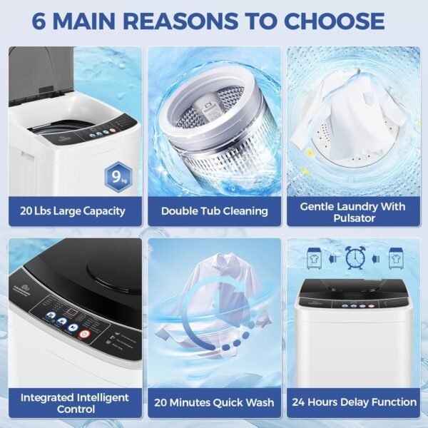 Portable Washing Machine Review Nictemaw 2.8 Cu.ft Compact Design for Homes and RVs Portable Washing Machine Review Nictemaw 2.8 Cu.ft Compact Design for Homes and RVs