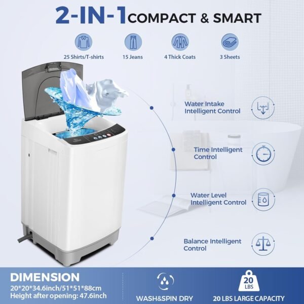 Portable Washing Machine Review Nictemaw 2.8 Cu.ft Compact Design for Homes and RVs Portable Washing Machine Review Nictemaw 2.8 Cu.ft Compact Design for Homes and RVs