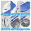 Portable Washing Machine Review ROVSUN's 11LBS Electric Washer and Dryer Combo Uncovered Portable Washing Machine Review ROVSUN's 11LBS Electric Washer and Dryer Combo Uncovered