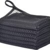 Premium Mesh Dish Cloths for Kitchen, Quick Drying Kitchen Dish Washing Net and Scrubber, Order-Free Dish Rags for Washing Dishes Black 12X12 6 Pack Premium Mesh Dish Cloths for Kitchen, Quick Drying Kitchen Dish Washing Net and Scrubber, Order-Free Dish Rags for Washing Dishes Black 12X12 6 Pack