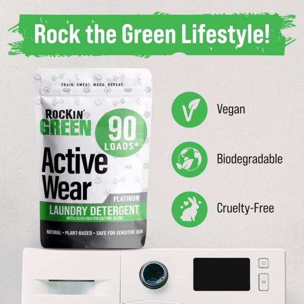 Rockin Green Activewear Laundry Detergent Powder Review Plant Based Stain Fighter Rockin Green Activewear Laundry Detergent Powder Review Plant Based Stain Fighter
