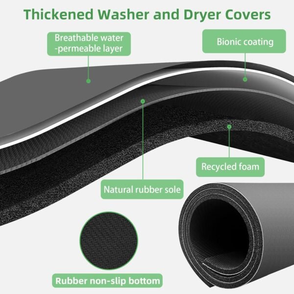Rusiky Washer Dryer Cover Review Perfect Protection and Style for Laundry Tops Rusiky Washer Dryer Cover Review Perfect Protection and Style for Laundry Tops