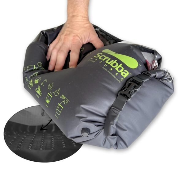 Scrubba Wash Bag Portable Washing Machine - Lightweight Manual Washing Machine for Travel, Camping, Laundry, Baby Clothes - Travel Essentials, Gift - use with Laundry... Scrubba Wash Bag Portable Washing Machine - Lightweight Manual Washing Machine for Travel, Camping, Laundry, Baby Clothes - Travel Essentials, Gift - use with Laundry...