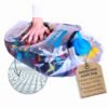 Scrubba Waterclear Wash Bag Portable Washing Machine - New Water Inlet/Outlet for easy rinsing - Manual Portable Washer for Travel, Camping, Laundry, Baby Clothes - Travel... Scrubba Waterclear Wash Bag Portable Washing Machine - New Water Inlet/Outlet for easy rinsing - Manual Portable Washer for Travel, Camping, Laundry, Baby Clothes - Travel...