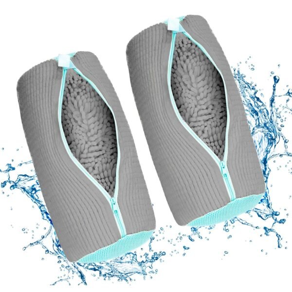 Shoe Washing Machine Bag, Sneaker Cleaner Kit with 10 Washer Balls for Gym Sneakers and Flats, Shoe Laundry Bag with Zipper Protection Design,Large Size for Women's, Men's, and... Shoe Washing Machine Bag, Sneaker Cleaner Kit with 10 Washer Balls for Gym Sneakers and Flats, Shoe Laundry Bag with Zipper Protection Design,Large Size for Women's, Men's, and...