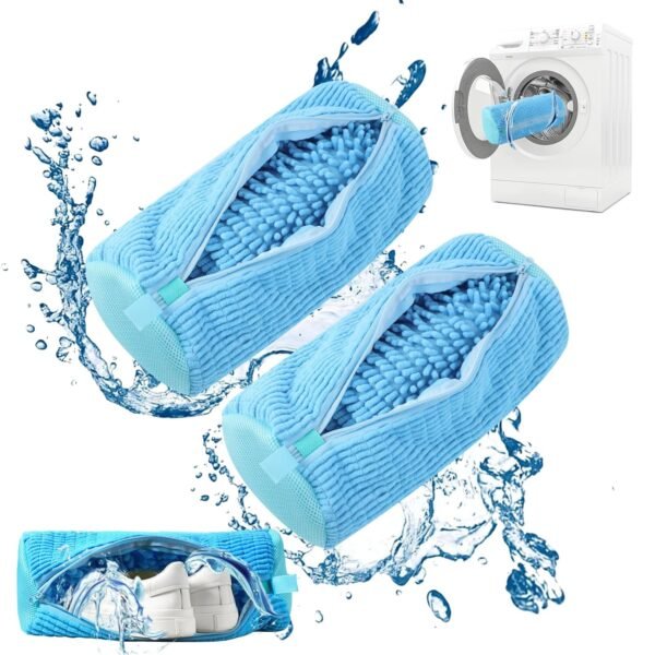 Shoe Washing Machine Bag This Washing Machine Shoe Bag Can Be Cleaned 360° Around Reusable and Durable Laundry Shoe Bag Side Zipper, Suitable for Washing Machine and Dryer (Blue... Shoe Washing Machine Bag This Washing Machine Shoe Bag Can Be Cleaned 360° Around Reusable and Durable Laundry Shoe Bag Side Zipper, Suitable for Washing Machine and Dryer (Blue...