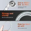 Stainless Steel Washing Machine Hoses KEOKLE Review Durable Leak-Free 8FT Elbow Kit Stainless Steel Washing Machine Hoses KEOKLE Review Durable Leak-Free 8FT Elbow Kit