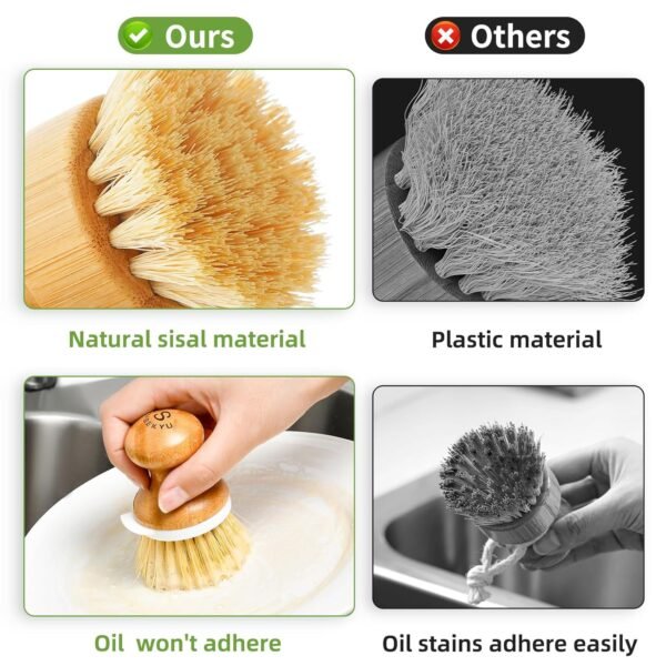 SUBEKYU Bamboo Dish Brush Review Reveals Durable Kitchen Scrubber with Built-in Scraper Benefits SUBEKYU Bamboo Dish Brush Review Reveals Durable Kitchen Scrubber with Built-in Scraper Benefits