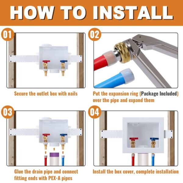 SUNGATOR Pex A Washer Box Review Durable Brass Valves and Easy Installation Guide SUNGATOR Pex A Washer Box Review Durable Brass Valves and Easy Installation Guide