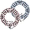 TICONN 4FT Washing Machine Hoses Set, 2 Pack EPDM Core Braided Stainless Steel Burst-Proof Washer Hoses with 90 Degree Elbow, 3/4" FHT Standard Thread (4ft) TICONN 4FT Washing Machine Hoses Set, 2 Pack EPDM Core Braided Stainless Steel Burst-Proof Washer Hoses with 90 Degree Elbow, 3/4" FHT Standard Thread (4ft)