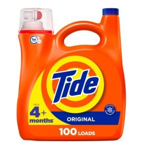 Tide Laundry Detergent Liquid, Original Scent, HE Compatible, 100 Loads, 132 fl oz, Tide Laundry Detergent, Liquid Laundry Detergent (Packaging May Vary) Tide Laundry Detergent Liquid, Original Scent, HE Compatible, 100 Loads, 132 fl oz, Tide Laundry Detergent, Liquid Laundry Detergent (Packaging May Vary)