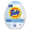 Tide PODS Free & Gentle Laundry Detergent Soap Pacs, 112 Count, Tide PODS Laundry Detergent Tide PODS Free & Gentle Laundry Detergent Soap Pacs, 112 Count, Tide PODS Laundry Detergent