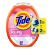 Tide Power PODs 2-in-1 Laundry Detergent Pacs with Downy Soft Boosters, Lasting Freshness with April Fresh Scent, 45 Count, Tide Laundry Detergent, Washing Detergent Tide Power PODs 2-in-1 Laundry Detergent Pacs with Downy Soft Boosters, Lasting Freshness with April Fresh Scent, 45 Count, Tide Laundry Detergent, Washing Detergent