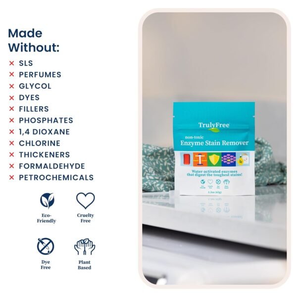 Truly Free Enzyme Laundry Stain Remover Review Natural and Powerful Stain Cleaner Truly Free Enzyme Laundry Stain Remover Review Natural and Powerful Stain Cleaner