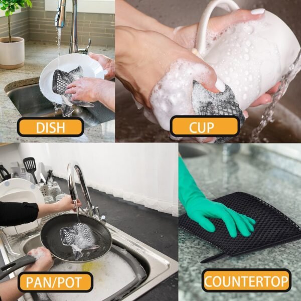 VICOLOUR Mesh Dish Cloths Review Best Quick Drying Kitchen Scrubber Set VICOLOUR Mesh Dish Cloths Review Best Quick Drying Kitchen Scrubber Set